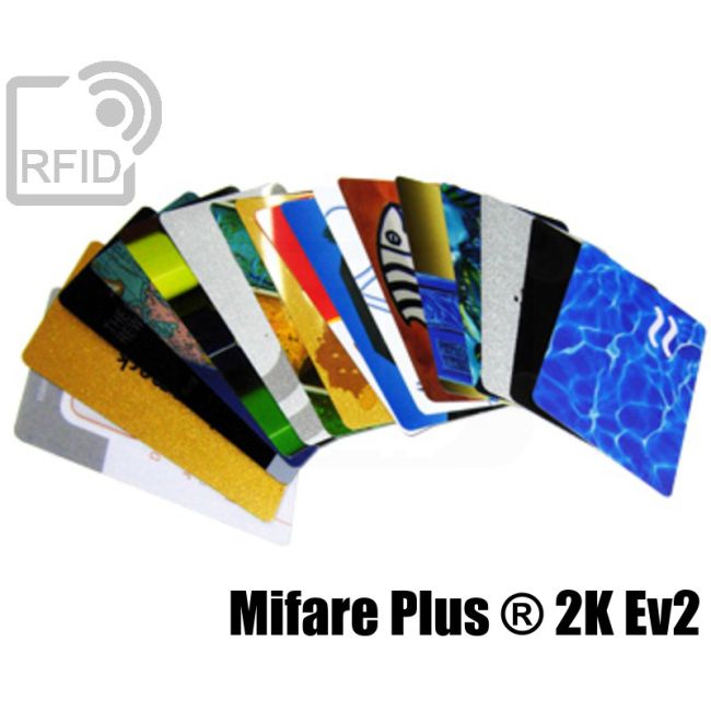 CR02C13 Tessere card personalizzate RFID Mifare Plus ® 2K Ev2 swatch