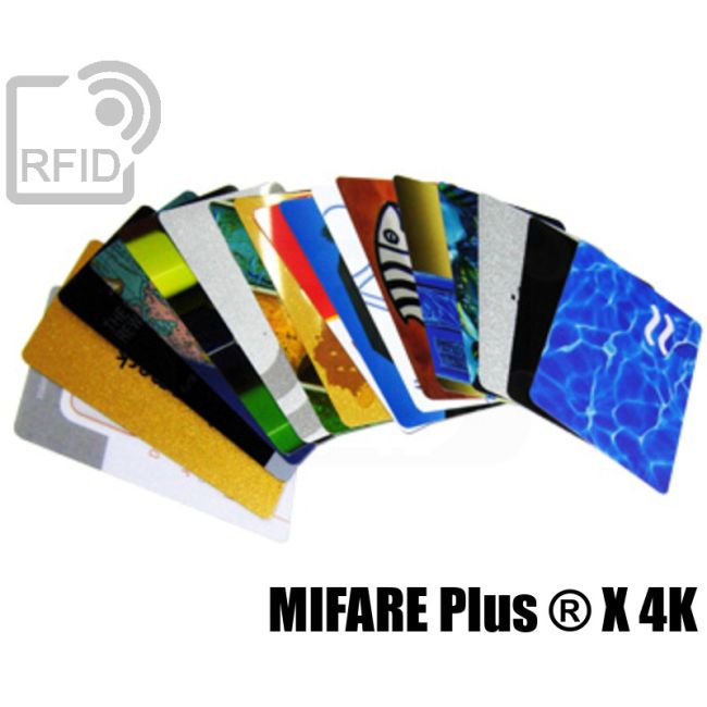 CR02C15 Tessere card personalizzate RFID Mifare Plus ® X 4K swatch