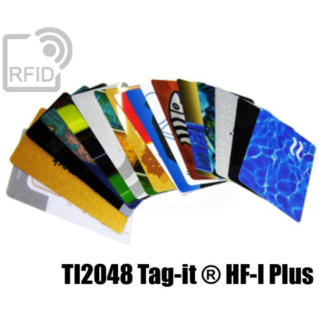 CR02C27 Tessere card personalizzate RFID NFC TI2048 Tag-it ® HF-I Plus swatch