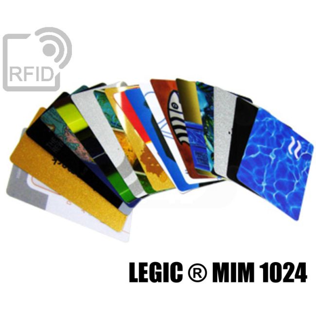 CR02C30 Tessere card personalizzate RFID Legic ® MIM 1024 swatch