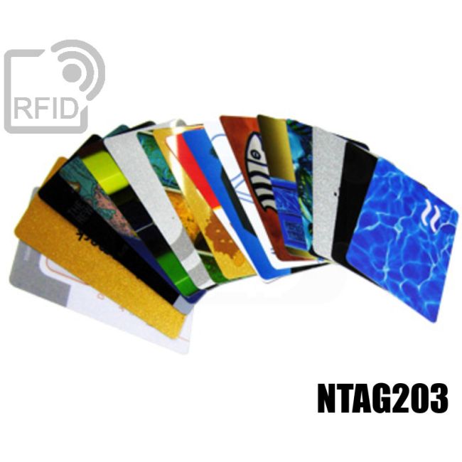 CR02C35 Tessere card personalizzate RFID NFC Ntag203 thumbnail