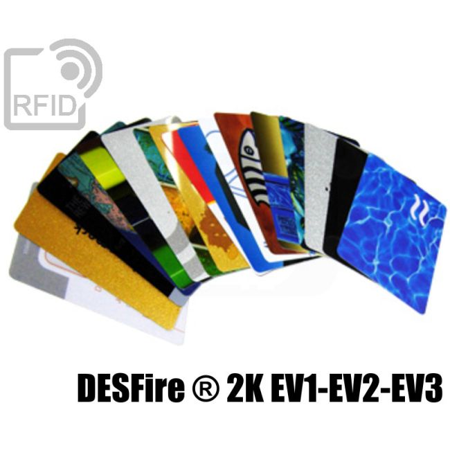 CR02C44 Tessere card personalizzate RFID NFC Desfire ® 2K EV1-EV2-EV3 thumbnail