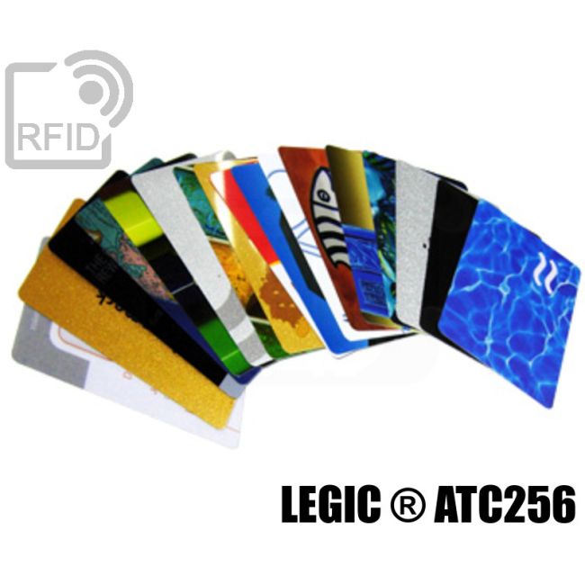 CR02C55 Tessere card personalizzate RFID Legic ® ATC256 swatch