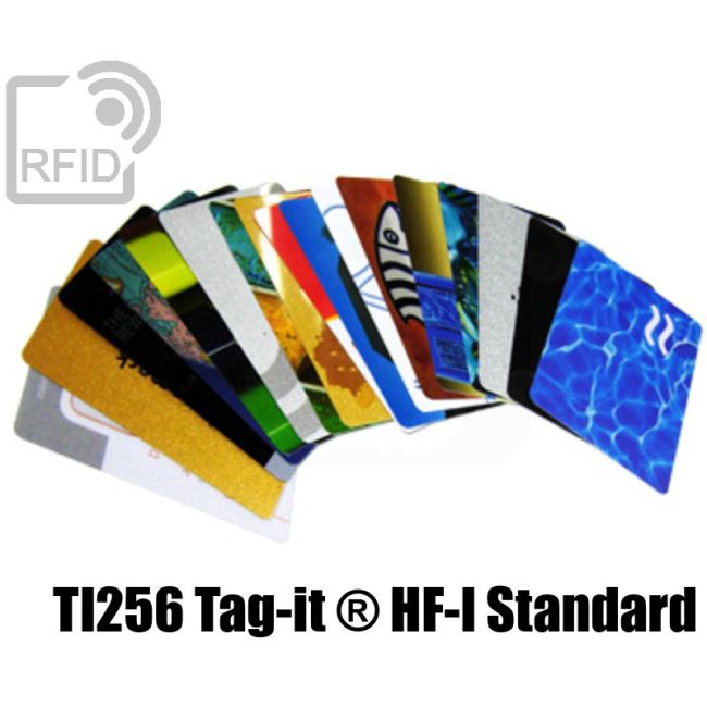 CR02C58 Tessere card personalizzate RFID NFC TI256 Tag-it ® HF-I Standard swatch