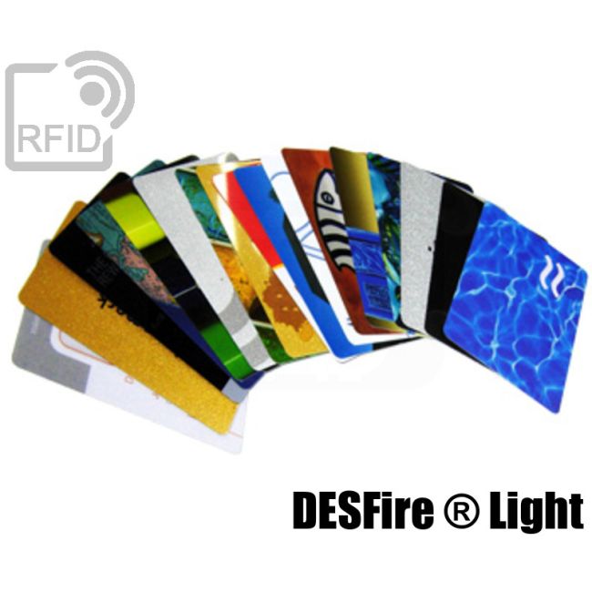 CR02C92 Tessere card personalizzate RFID NFC Desfire ® Light swatch