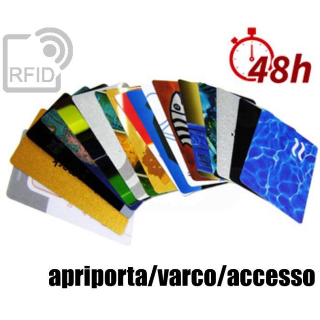 CR03C71 Tessere card stampa 48H RFID apriporta-varco-accesso swatch