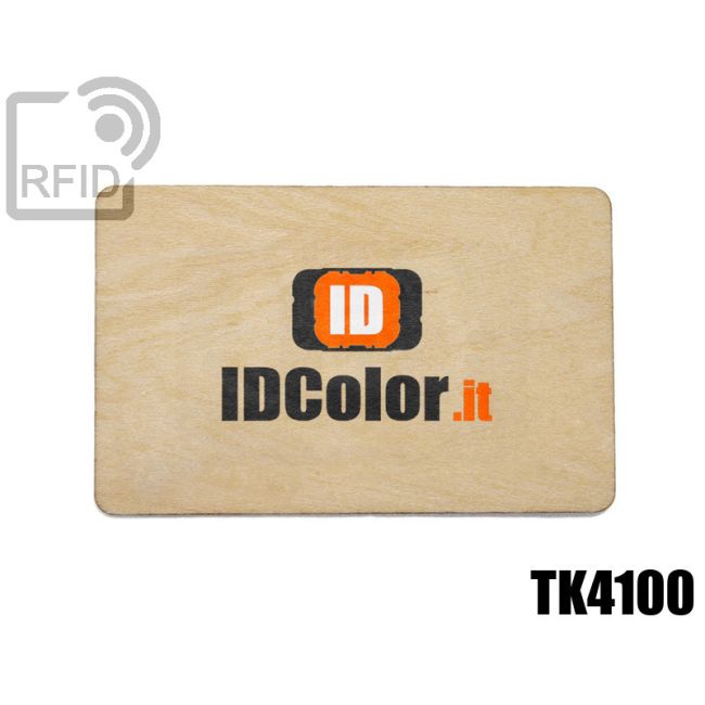 CR04C01 Tessere in legno personalizzate RFID TK4100 thumbnail