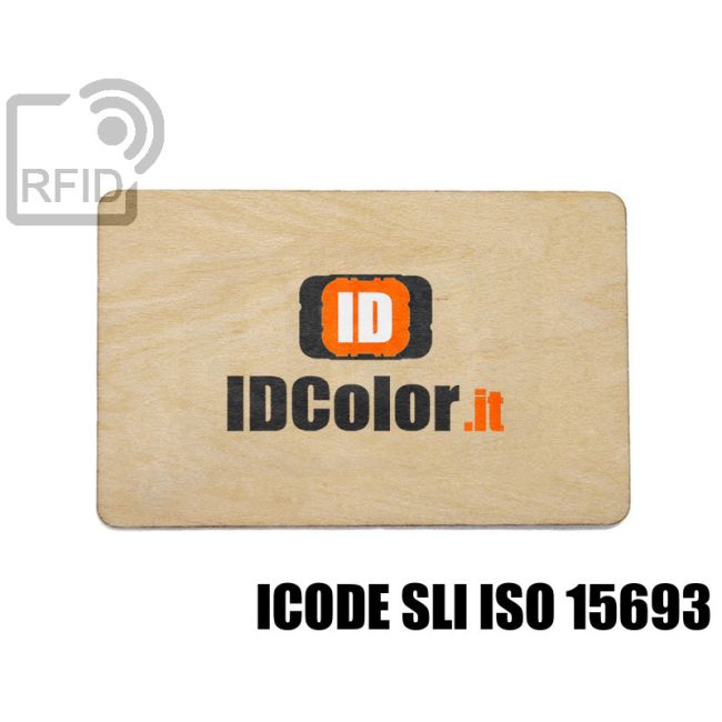 CR04C11 Tessere in legno personalizzate RFID NFC ICode SLI iso 15693 thumbnail