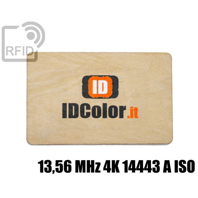 CR04C45 Tessere in legno personalizzate RFID 13