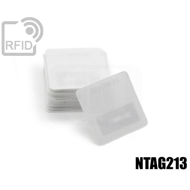 EC04C67 Cartellini 25 x 25 mm nylon NFC ntag213 thumbnail