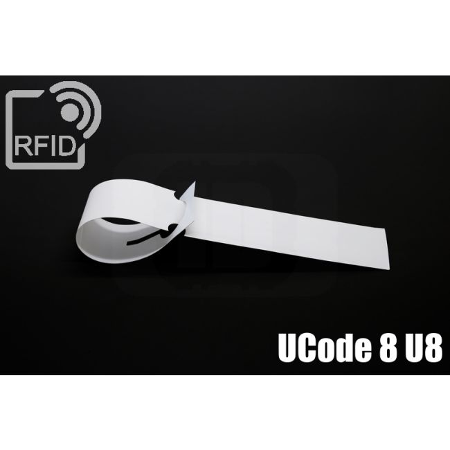 EC06C39 Cartellini 170 x 25 mm per piante UCode 8 U8 thumbnail