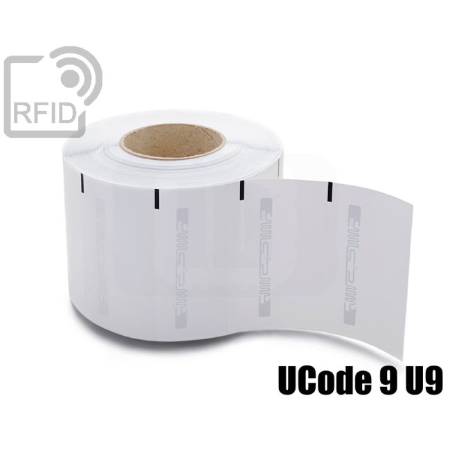 EC07C38 Cartellini 148 x 91 mm pretaglio UCode 9 U9 thumbnail