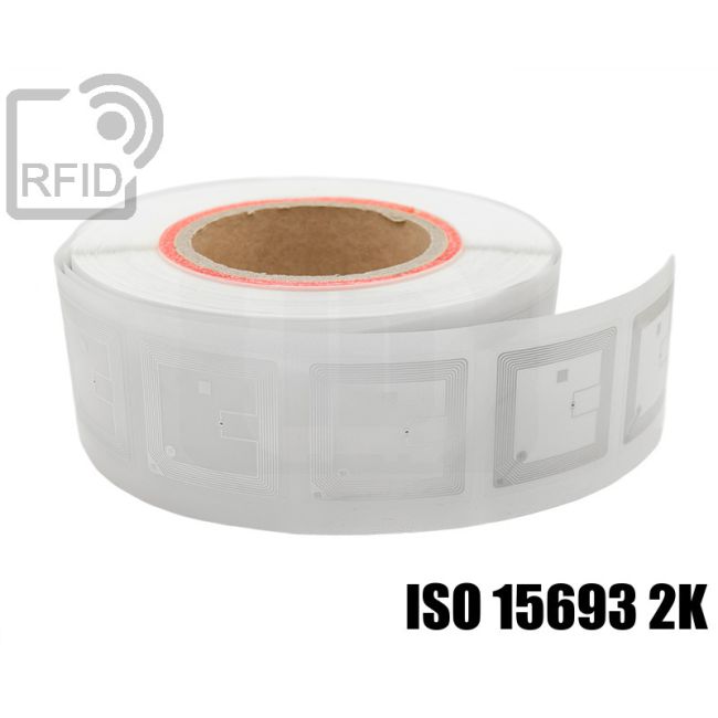 EH03C24 Etichette 50 x 50 mm RFID trasparente NFC ISO 15693 2K thumbnail