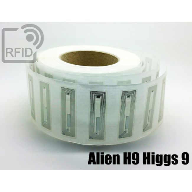 EH20C63 Etichette 56 x 18 mm RFID trasparente Alien H9 Higgs 9 thumbnail