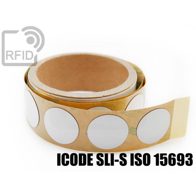 ES04C52 Etichette 30 mm diam. RFID antimetallo ICode SLI-S iso 15693 swatch