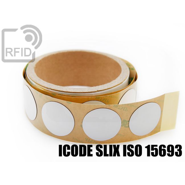 ES04C53 Etichette 30 mm diam. RFID antimetallo ICode SLIX iso 15693 swatch