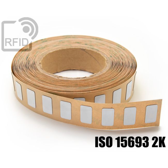 ES22C24 Etichette 25 x 25 mm RFID antimetallo NFC ISO 15693 2K swatch