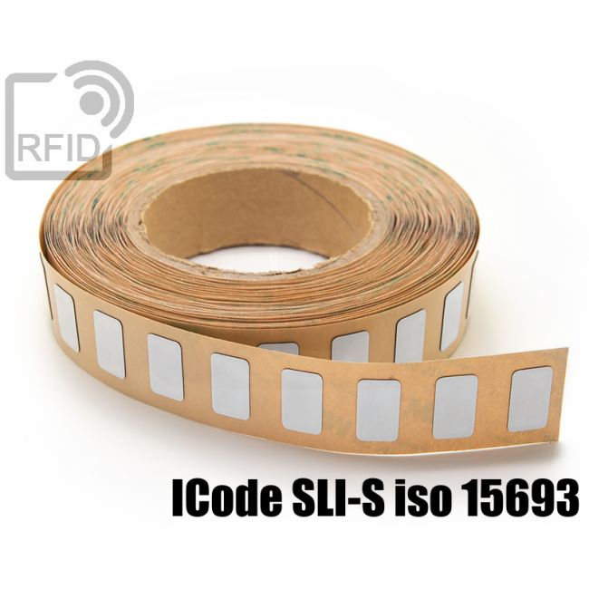 ES22C52 Etichette 25 x 25 mm RFID antimetallo ICode SLI-S iso 15693 swatch