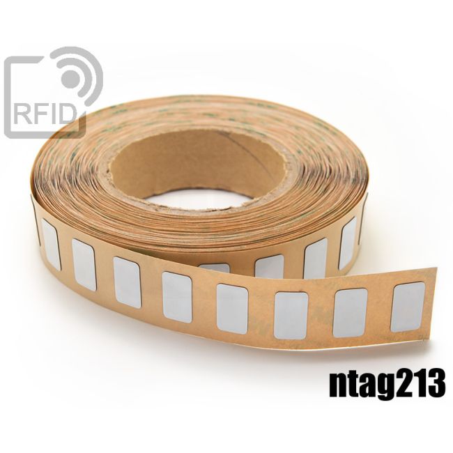 ES22C67 Etichette 25 x 25 mm RFID antimetallo NFC ntag213 swatch