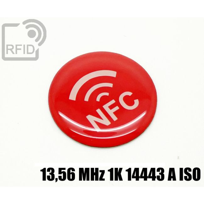 ES31C23 Etichette 30 mm diam. RFID resina 13