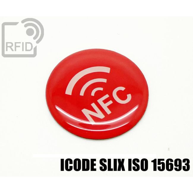 ES31C53 Etichette 30 mm diam. RFID resina ICode SLIX iso 15693 swatch