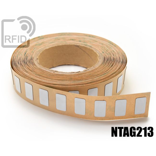 ES32C67 Etichette 21 x 12 mm RFID antimetallo NFC ntag213 swatch