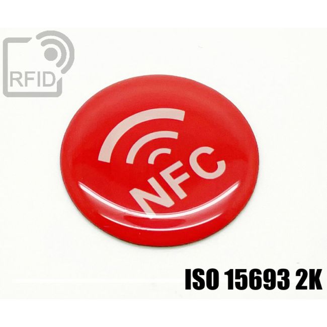 ES35C24 Etichette 35 mm diam. RFID resina NFC ISO 15693 2K swatch