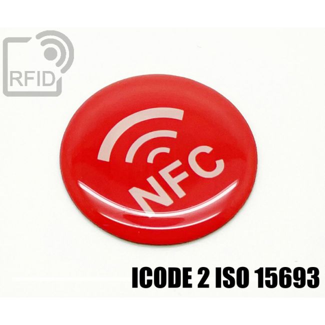 ES35C51 Etichette 35 mm diam. RFID resina ICode 2 iso 15693 swatch