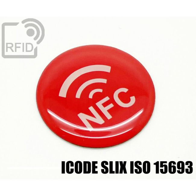 ES35C53 Etichette 35 mm diam. RFID resina ICode SLIX iso 15693 swatch