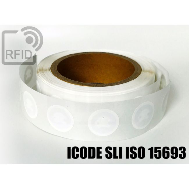 ET02C11 Etichette 30 mm diam. RFID NFC ICode SLI iso 15693 swatch