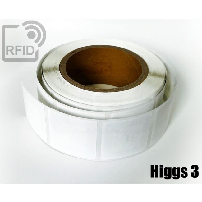 ET03C33 Etichette 50 x 50 mm RFID Alien H3 Higgs 3 swatch