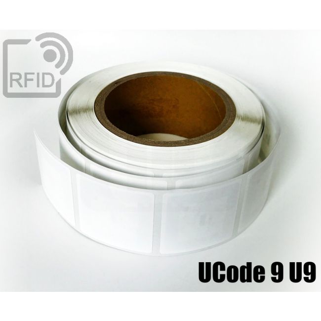 ET03C38 Etichette 50 x 50 mm RFID UCode 9 U9 thumbnail