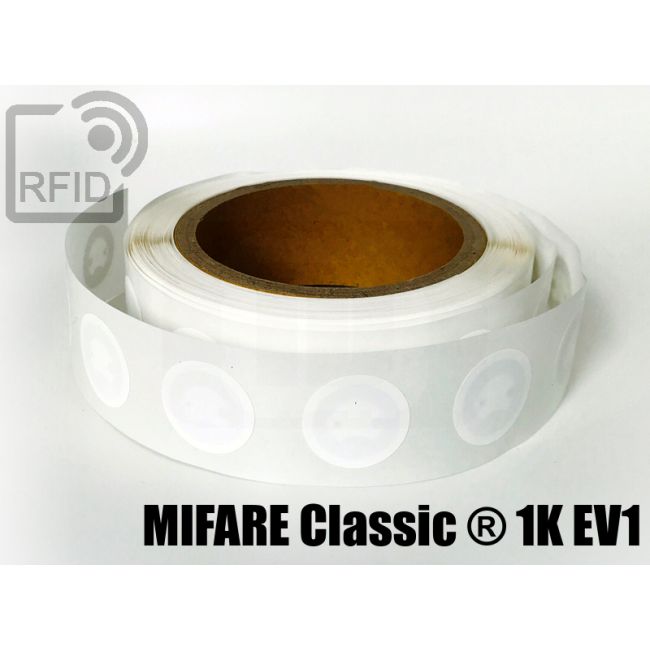 ET04C08 Etichette 25 mm diam. RFID Mifare Classic ® 1K Ev1 swatch