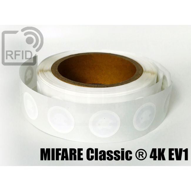 ET04C09 Etichette 25 mm diam. RFID Mifare Classic ® 4K Ev1 swatch