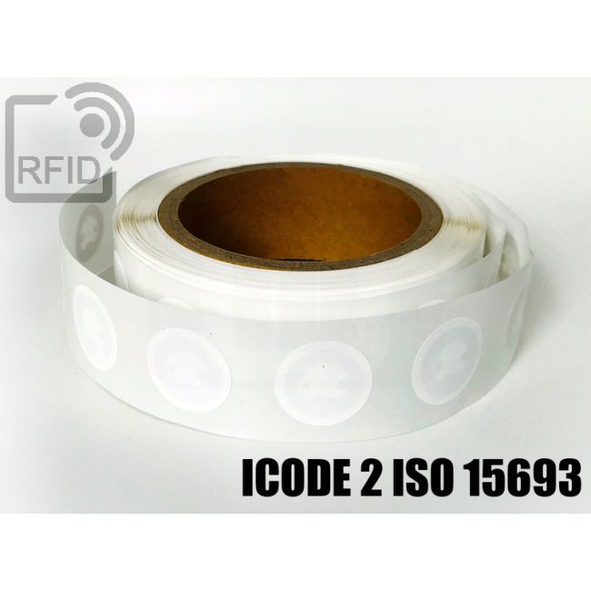 ET04C51 Etichette 25 mm diam. RFID ICode 2 iso 15693 swatch