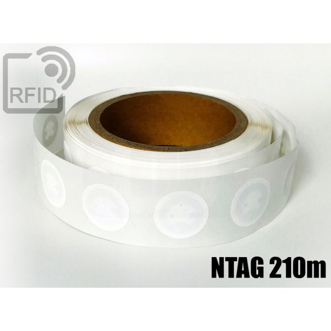 ET04C78 Etichette 25 mm diam. RFID NFC ntag 210m swatch