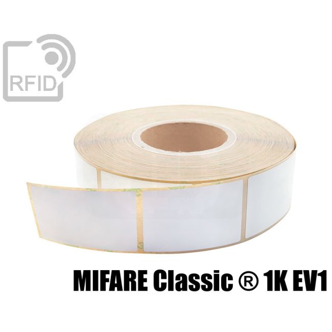 ET05C08 Etichette 40 x 25 mm RFID Mifare Classic ® 1K Ev1 swatch