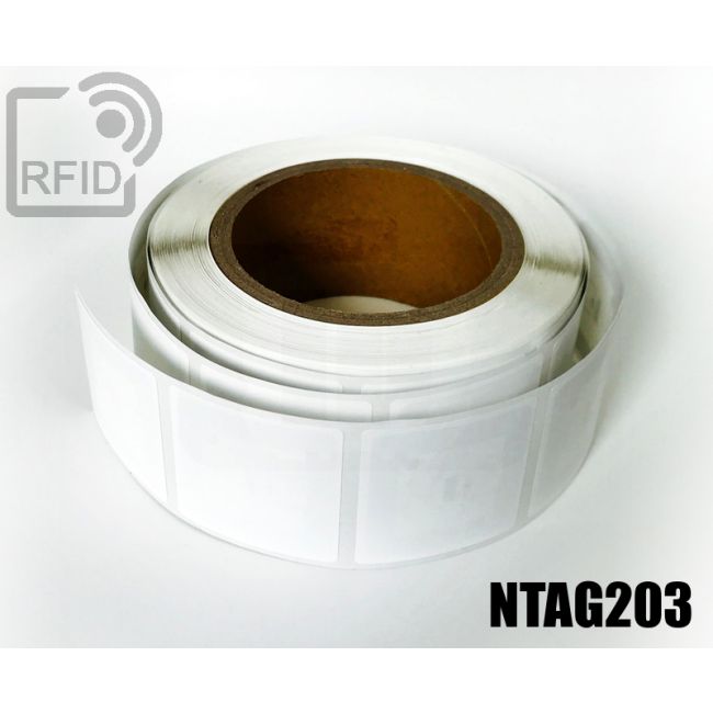 ET09C35 Etichette 36 x 18 mm RFID NFC Ntag203 swatch