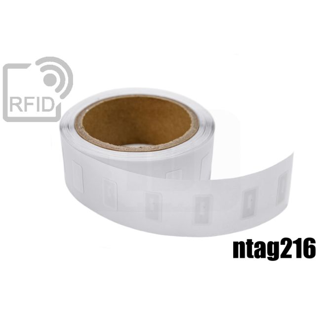 ET10C68 Etichette 21 x 12 mm RFID NFC ntag216 swatch