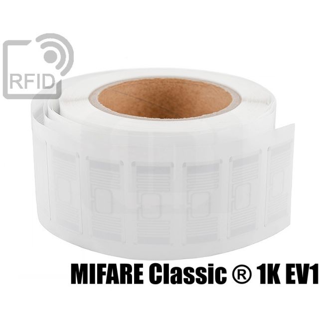 ET17C08 Etichette 50 x 25 mm RFID Mifare Classic ® 1K Ev1 swatch