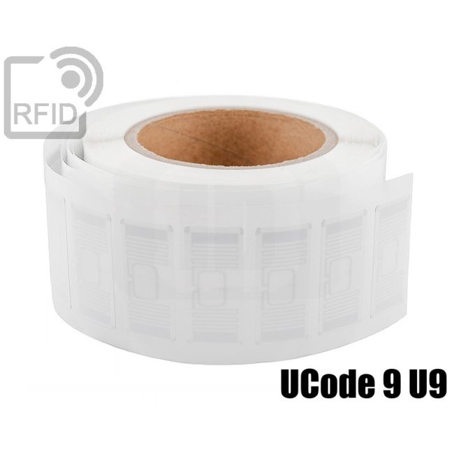 ET17C38 Etichette 50 x 25 mm RFID UCode 9 U9 thumbnail