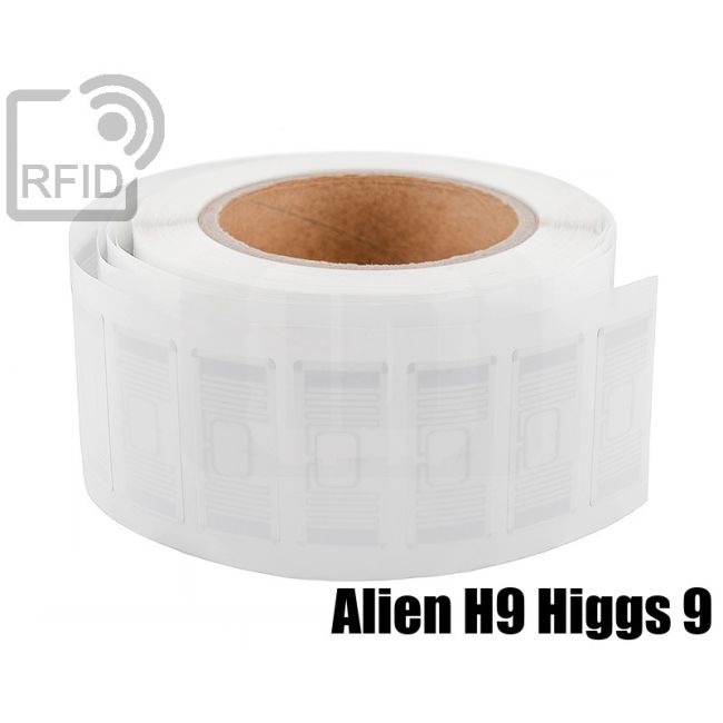 ET17C63 Etichette 50 x 25 mm RFID Alien H9 Higgs 9 thumbnail