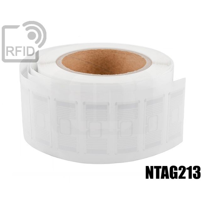 ET17C67 Etichette 50 x 25 mm RFID NFC ntag213 swatch