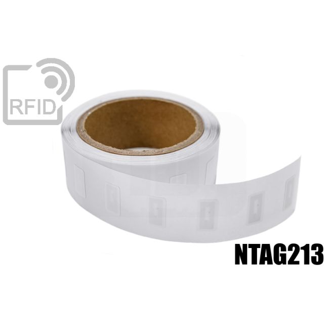 ET22C67 Etichette 12 x 21 mm RFID NFC ntag213 swatch