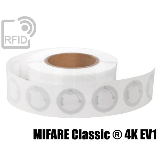 ET23C09 Etichette 38 mm diam. RFID Mifare Classic ® 4K Ev1 swatch