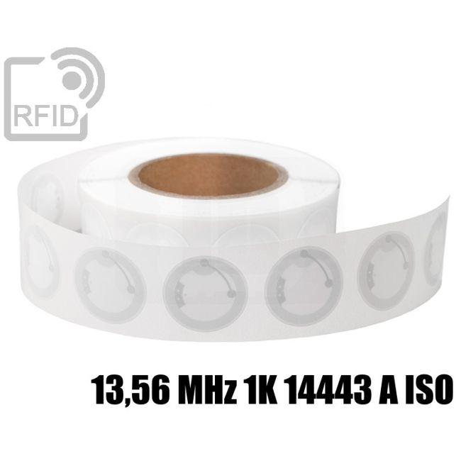 ET23C23 Etichette 38 mm diam. RFID 13