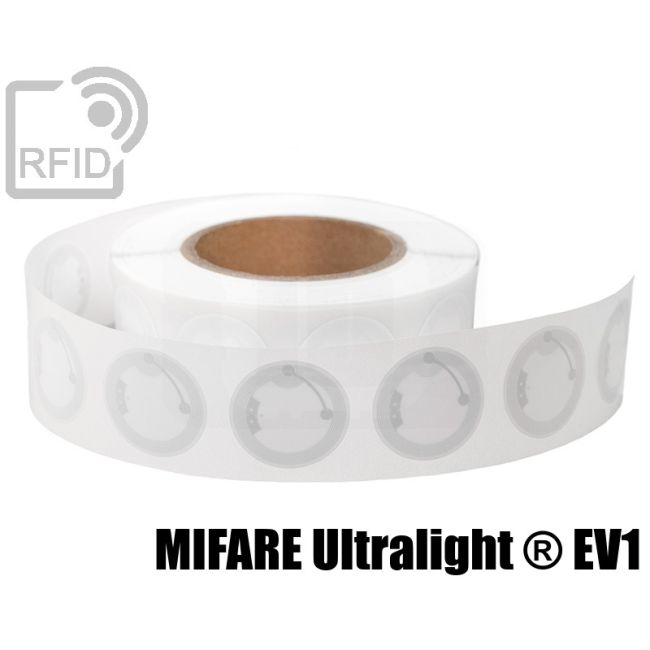 ET23C46 Etichette 38 mm diam. RFID NFC Mifare Ultralight ® EV1 swatch