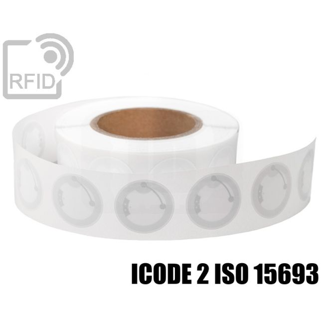 ET23C51 Etichette 38 mm diam. RFID ICode 2 iso 15693 swatch