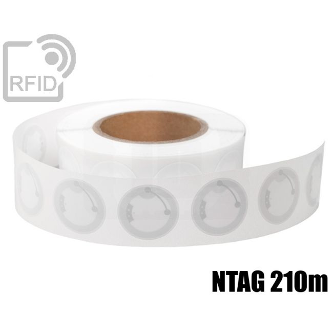 ET23C78 Etichette 38 mm diam. RFID NFC ntag 210m swatch