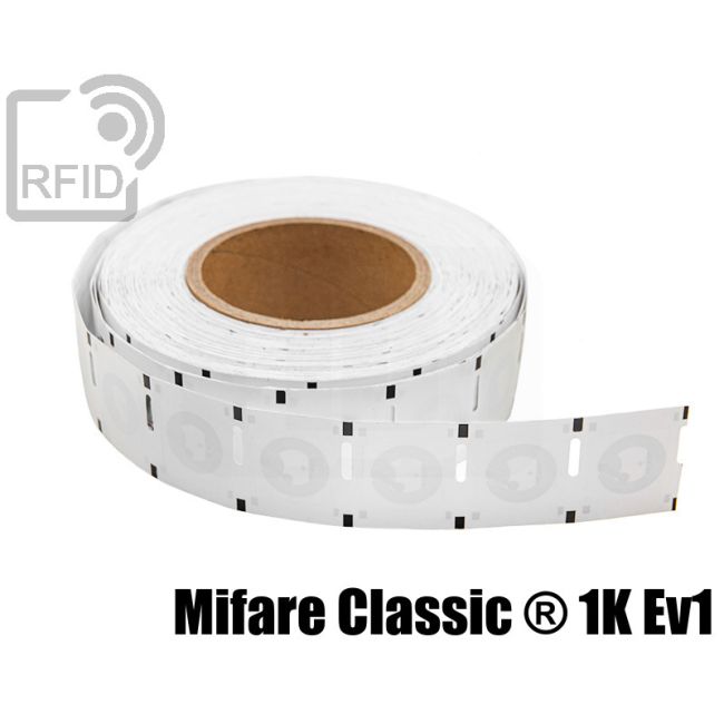 ET24C08 Etichette 25 x 25 mm RFID Mifare Classic ® 1K Ev1 swatch